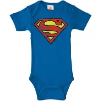 Logoshirt Rompertje/body blauw / geel / rood