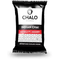 Chalo Masala ft. Jaggery Chai - Indian Chai Latte - 1KG navulzak met maatschepje - gezoet met gezondere zoetstof gebaseerd op ongeraffineerde rietsuiker met vitamines en mineralen behouden blijven
