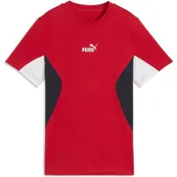 Puma Functioneel shirt vuurrood / zwart / wit