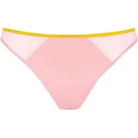 Mey Slip 'Poetry Almost Sheer' geel / rosa
