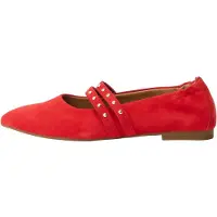 Gabor Ballerina met riempjes rood