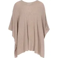 Usha WHITE LABEL Cape donkerbeige