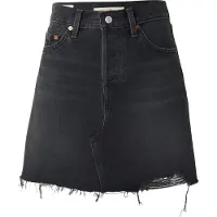 Levi's Rok 'Deconstructed Skirt' black denim