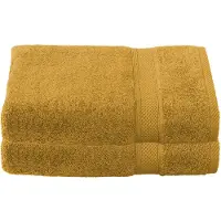 De Witte Lietaer Douchelaken Stéphanie Golden Yellow (Set van 2)
