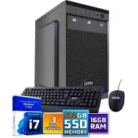 GMR Intel Compleet PC | Intel Core i7 | 16 GB RAM | 512 GB SSD | Windows 11 Pro | Inclusief Muis & Toetsenbord