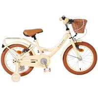 Volare Ashley Kinderfiets - Meisjes - 16 inch - Creme - Twee Handremmen