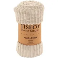 Tiseco Plaid Home Studio Ribble Sand-130 x 160 cm