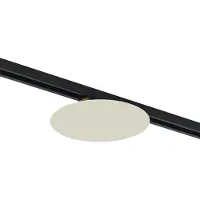 QAZQA Moderne beige plafondlamp voor railsysteem 1-fase 2-lichts - Iconic Pulley