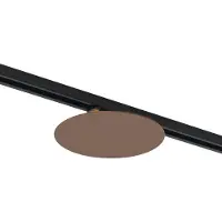 QAZQA Moderne bronzen plafondlamp voor 1-fase railsysteem 2-lichts - Iconic Pulley