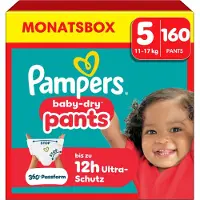 Pampers Baby Dry Luierbroekjes Maat 5 (11-17 Kg) 160 Stuks