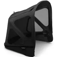 Bugaboo Refurbished Donkey breezy zonnekap - Midnight black | Midnight black