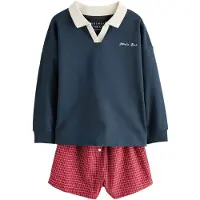 Next Nachtkledij ivoor / navy / rood