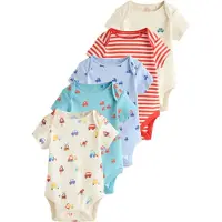Next Rompertje/body lichtbeige / lichtblauw / lichtgroen / rood
