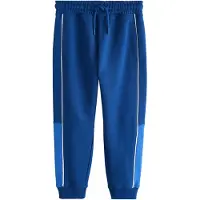 Next Broek blauw / royal blue/koningsblauw / wit