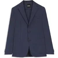 BOSS Slim-fit colbert van wasbare AirWool Maat 25