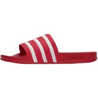 Adidas Originals Muiltjes 'ADILETTE' rood / wit