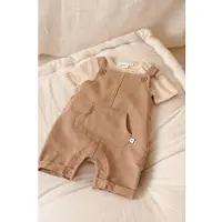 Feetje T-shirt Sssiesta zand Beige Jongens Katoen Ronde hals Effen - maat 62