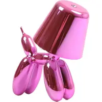 Merkloos Tafellamp Ballon Hond Roze 16 X 10 X 18 Cm