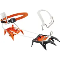 Petzl - Irvis Hybrid - Stijgijzers One Size, zwart/oranje