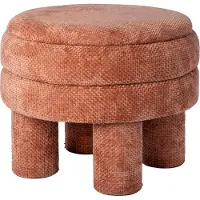 Intratuin Poef Met Opbergruimte Corris Terracotta D 60 H 46 Cm