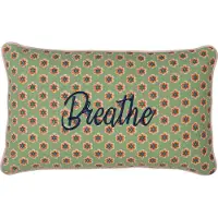 Intratuin Sierkussen Fleur Breathe Groen 30 X 50 Cm
