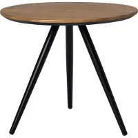 Intratuin Bijzettafel Keiss Naturel / Zwart D 50 H 35 Cm