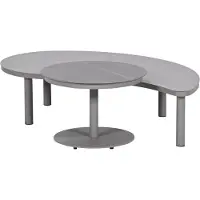 Garden Impressions Zante loungetafels set van 2 - taupe - cantostone Napoli sand