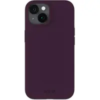 Holdit Silicone Case voor de Apple iPhone 15 - Deep Plum