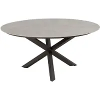 Taste by 4 Seasons 4 Seasons Prado tuintafel Ø160x75 cm- ceramic sabbia - terre