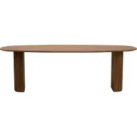 Giga Meubel Eettafel Feline Bruin 220cm