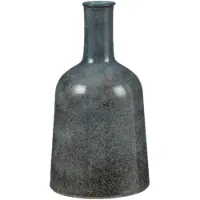 Mica Decorations oliver ronde fles blauw maat in cm: 35 x 22