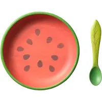 Oli & Carol Wally The Watermelon-Kale Bowl Set