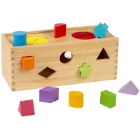 Bigjigs houten vormenstoof Mystery Box educatief speelgoed FSC-hout.