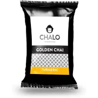 Chalo Vegan Golden Chai - Indian Chai Latte - Kurkuma - Zwarte Assam thee - 25 porties/ 300GR navulzak met maatschepje