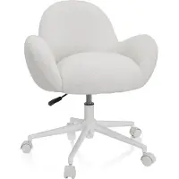 Hjh OFFICE Kinderstoel / Kinder bureaustoelen KID TEDDY I wit