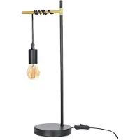 Aigostar 10R2M - Tafellamp - Industrieel - E27 fitting - Bureaulamp - Bedlamp - Zwart - Excl. lichtbron