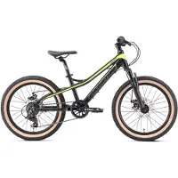 Bikestar MTB kinderfiets 20 inch zwart /groen, 7 speed unisex