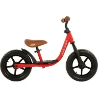 2Cycle Sajan Loopfiets - Balance Bike - Jongens en Meisjes - Loopfiets 2 Jaar - Buitenspeelgoed - Mat-Rood