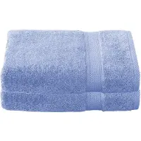 De Witte Lietaer Douchelaken Stéphanie Sky Blue (Set van 2)