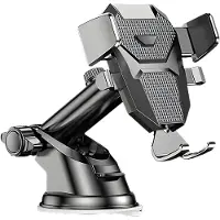 Luxe Auto Telefoonouder met Zuignap -Draaibaar & Verstelbaar - Telefoonhouder auto - gsm houder - gsm houder auto - telefoon standaard