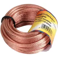 Hama Luidsprekerkabel 2x 1,5 mm² 10m transparant