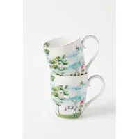 Pip studio Jolie Mokken - Theemok - Koffiemok met Oor - Servies set van 2 - 450ml