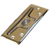 Flat-top Stainless Steel Collapsible Mooring Cleat Goud 150 mm