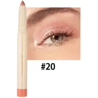 HANDAIYAN Waterproof Dual Ended Pearl Eyeshadow Stick - Peach 20 - met puntenslijper - 0.85g