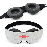 OEM Slim Slaapmasker - Slank, ultralicht, verstelbaar, slank comfortontwerp, totale verduistering voor diepe slaap, oogmasker voor zijslapers