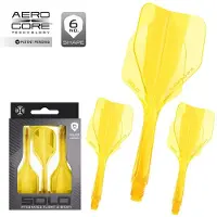 Harrows Solo Yellow NO6 - Dart Flights