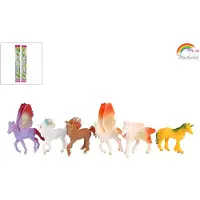 Unicorn 6 Eenhoornfiguren 9 Cm Verschillende verschillende Kunststof