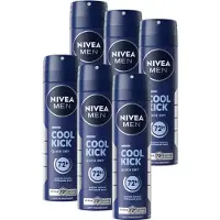 Nivea Men Cool Kick Deo Spray Tray 6 X 150 Ml
