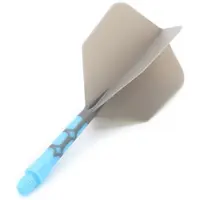 Cuesoul - ROST T19 Integrated Dart Flights - Big Wing - Grey Blue