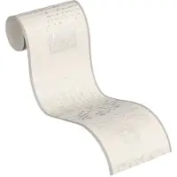 A.S. Création MODERNE BEHANGRAND - Beige Grijs Metallic - AS Creation Only Borders